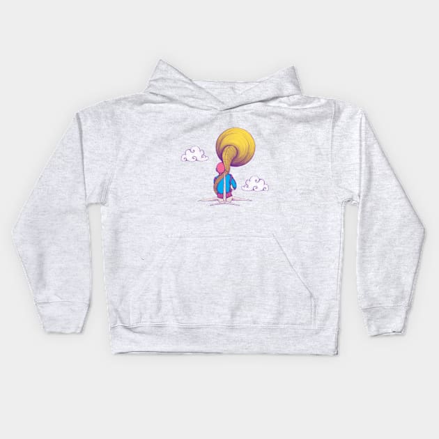 The Extraterrestrial Triumph Kids Hoodie by Ranggasme